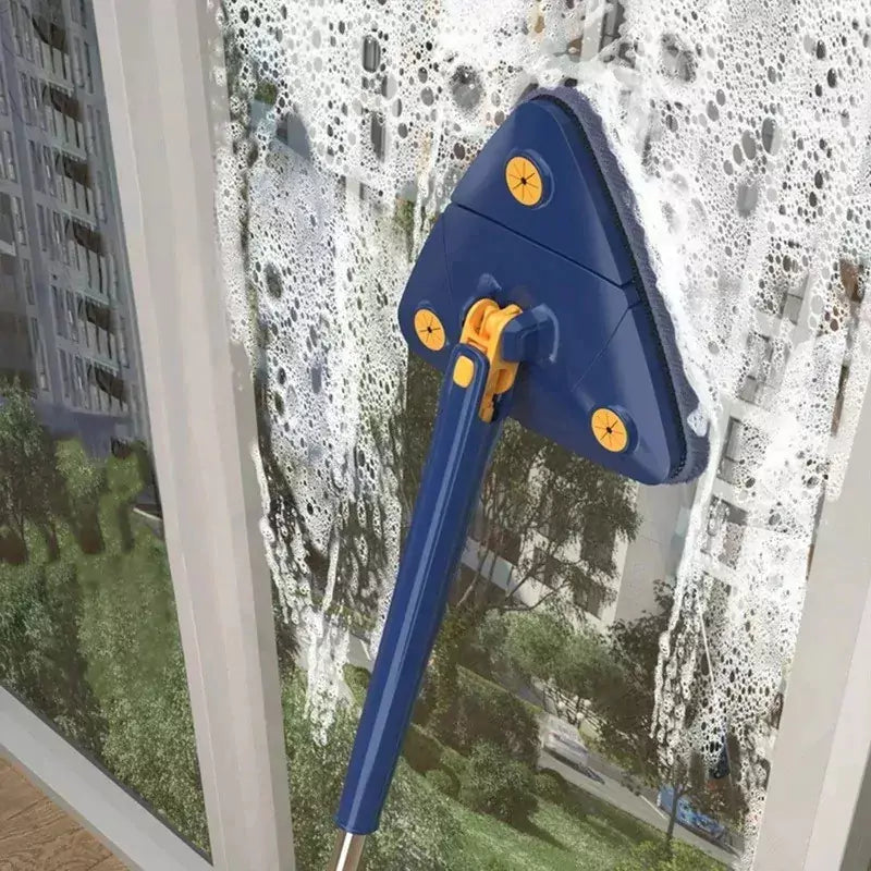 Mopa Fregona Triangular De Limpieza Ajustable Giratoria de 360°