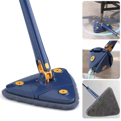 Mopa Fregona Triangular De Limpieza Ajustable Giratoria de 360°