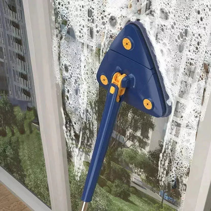 Mopa Fregona Triangular De Limpieza Ajustable Giratoria de 360°